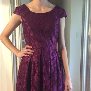 Purple Lace Dress